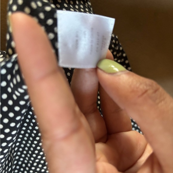 Black and White Polka Dot shirt - Picture 3 of 4